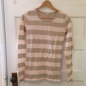 NWT Gap striped long sleeve cotton tee -- size XS